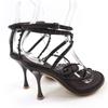BOTTEGAVENETA Sandals Ankle Strap Leather Dark Brown Leather Women 36.5 659007 Used
