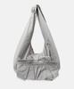 Nache Folded Pouch Shoulder Bag (Unisex) Light Gray