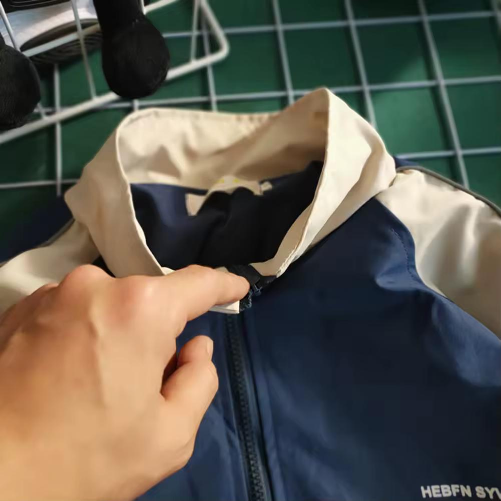 Spring and Autumn Varsity Jacket Men High Street Patchwork Letter Print Windbreaker Coats Women Spring Summer Thin College Jackets