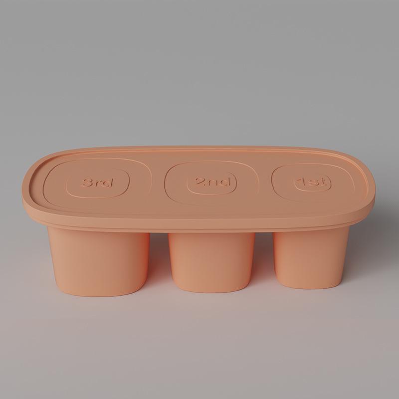 Silicone Ice Tray Box Auxiliary Food Mold Silicone Ice Tray Easy Demolding Ice Tray Mold Ice Tray Large Ice Cube Mold