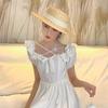 Women's flat-top summer straw hat, vacation wheat straw woven seaside beach hat, internet celebrity sun protection British-style fedora