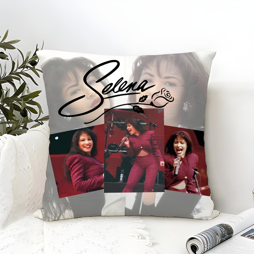 Music Of Latin Singer S-Selena 4 Pillow Case Linen Pillow Case Sofa Home Decor Cushion Cover Cushion Cove