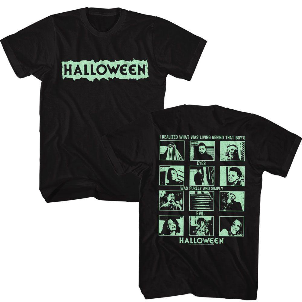 Halloween That Boys Eyes Black Movie Shirt L