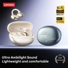 Lenovo RS106 Słuchawki douszne z klipsem otwarte ucho Bluetooth 6.0, 24H odtwarzania, Szybkie ładowanie USB-C, Dolby HiFi Bass, Połączenia ENC, Wygodne słuchawki sportowe z łukiem w kształcie kropli wody