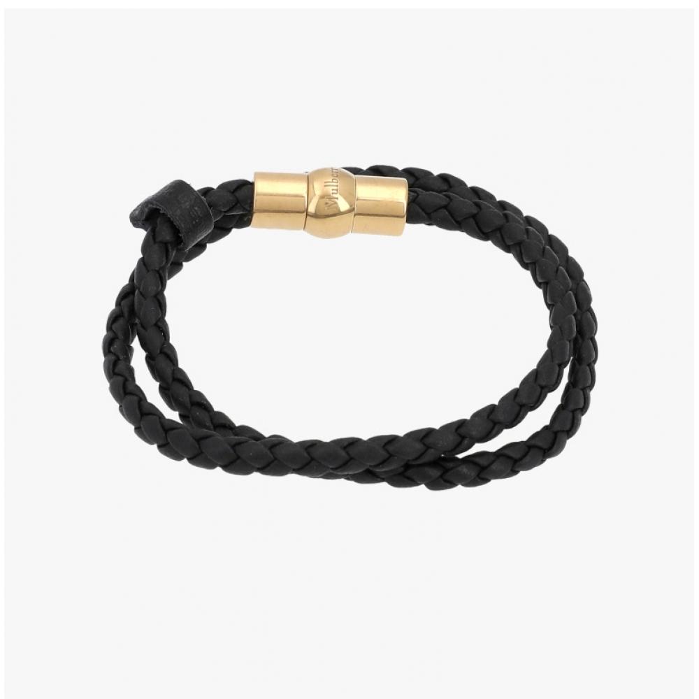 Brățară din piele Mulberry Qb2384 657 A100 Iris înfășurată dublu