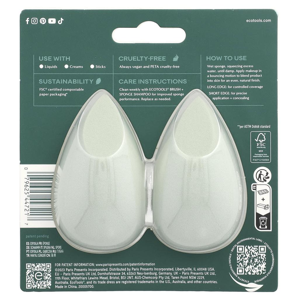 EcoTools, Blurring Blender Duo, 2-pack