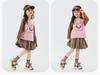 Dudu Family Spring Kids' Cartoon T-Shirt, 100% Pure Cotton, Soft & Skin-friendly, Ideal for Back to School.