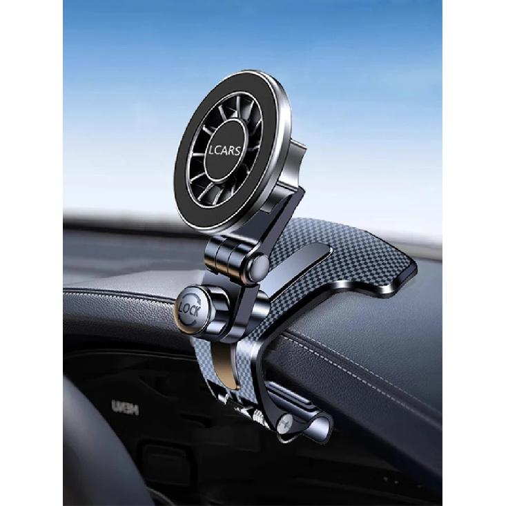 Multi Angle Adjustable Car Mount Holder for Phone Cool Dashboard Clip Universal Rotation Mobile Navigation Stand Car Accessories чёрный