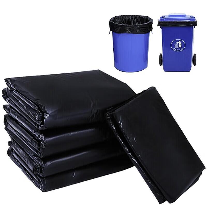 SEE KEAN Heavy-Duty Black Garbage Bags