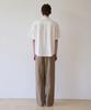 TRIP LE SENS Double Pocket Striped Half Shirt_White