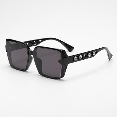 Luksusowe Damskie Okulary Przeciwsłoneczne Vintage Marka Projektanta Kwadratowe Kryształowa Oprawka Z Inicjałem D Okulary do Jazdy Dla Mężczyzn i Kobiet