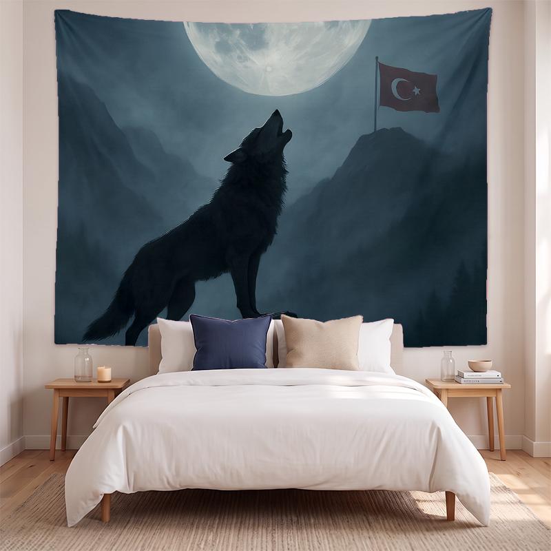 Türkischer Samurai (1) Künstlerisches Wandbehang-Gobelin für Haus Schlafzimmer Wohnzimmer Dekor Tolle Geschenkidee