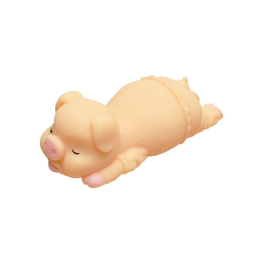 Stress Soft Plastic Pig Creative Colorful Soft Novelty Holding Pressure