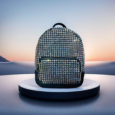 Módní mini batoh Luxusní značka Designová taška Lehký dámský kožený batoh Osobnostní kamínkový batoh