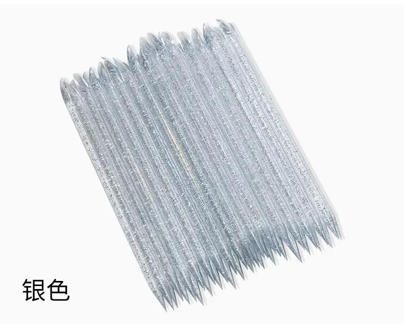 50 Pcs  Nails Accessories and Tools Crystal Cleaning Cuticle Rod Dead Skin Pushing Pedicure Nail Removal Manicure Consumables