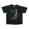 vintage 1990s Led Zeppelin Hermit Shirt, 90s Vintage Rock Band Shirt, Black Vintage Tee