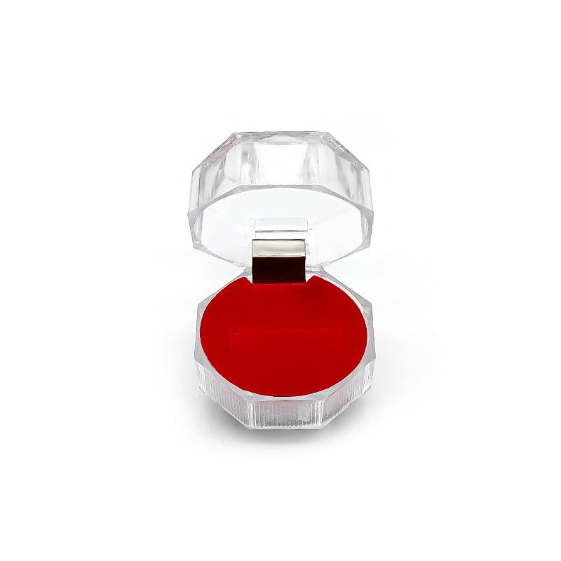 

Акриловая шкатулка для упаковки ювелирных изделий в виде колец и сережек 1pcs