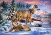 Puzzle 500 Pieces B-53049 Wolfish Wonderland
