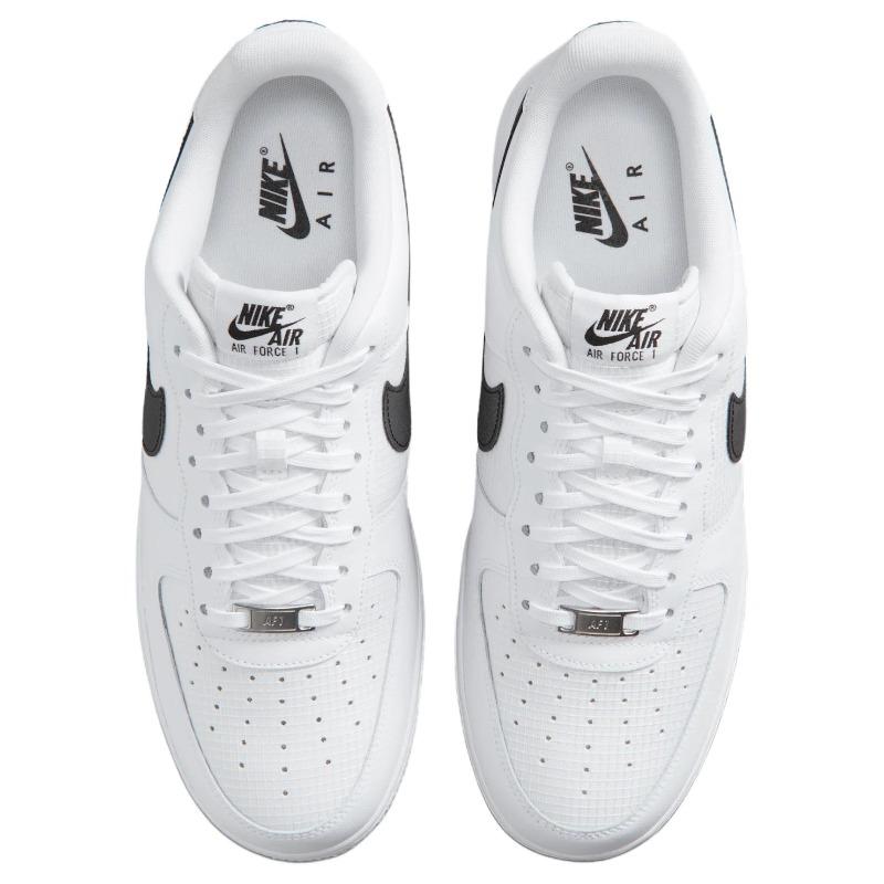 Nike Air Force 1 Tech Unisex Low Top Skate Shoes White Black IR0952-100