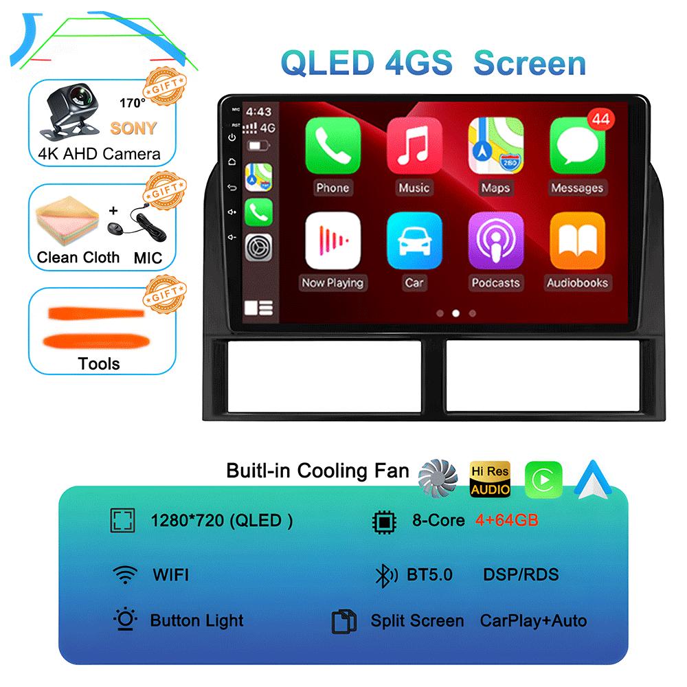 Android 14 Pentru Jeep Grand Cherokee II WJ 1998 - 2004 Radio Auto Player Multimedia Video Navigație GPS QLED IPS Nu 2din DVD 2 din