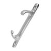 Straight Fairleader Mooring Cleat Flat Clamp 5" Stainless Steel Polished for Marine Yacht Boat Rope Slats