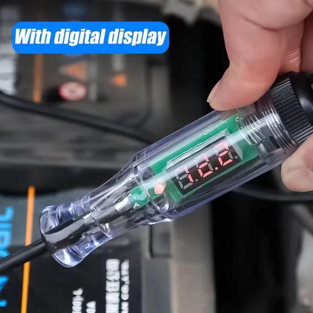 12V/24V Detector Digital Display Voltage Circuit Tester Auto Diagnostic Multifunction Car Diagnostic Probe Test Pen