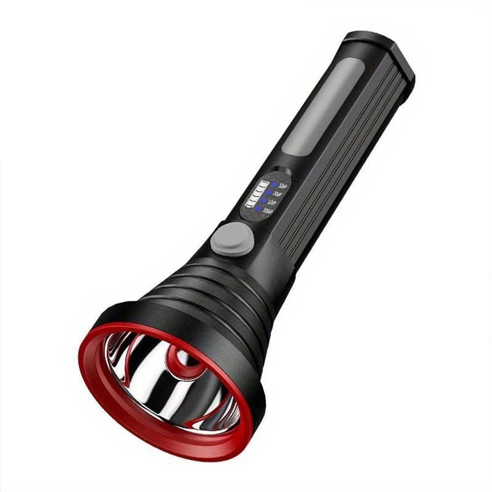 

Светодиодные фонари высокой мощности, COB боковой свет, легкое наружное освещение, алюминиевый корпус, фонарик, перезаряжаемый фонарик, мощный Standard-100g