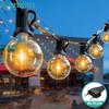 Outdoor LED Waterproof G40 String Light EU Plug Shatterproof Light Bulb Garden Fairy String Lights for Patio Festoon Party Decor 5