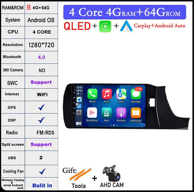 QLED/Screen Android 14 For Honda Amaze 2018 2019 Car Video Multimedia Player Autoradio GPS Navigation Radio Stereo Auto