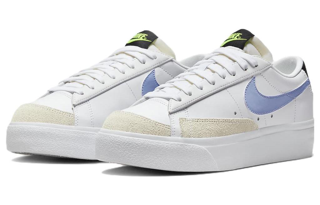 Nike Blazer Low Platform Bianco Cobalto Bliss Donna FJ0738-100