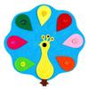 Giocattoli Fai da Te Educativi Creativi EVA Carini Cartoni Animati Fatti a Mano Tessuto Non Tessuto Materiale Bottone Strumenti per la Scuola dell'Infanzia Primi Puzzle per Bambini