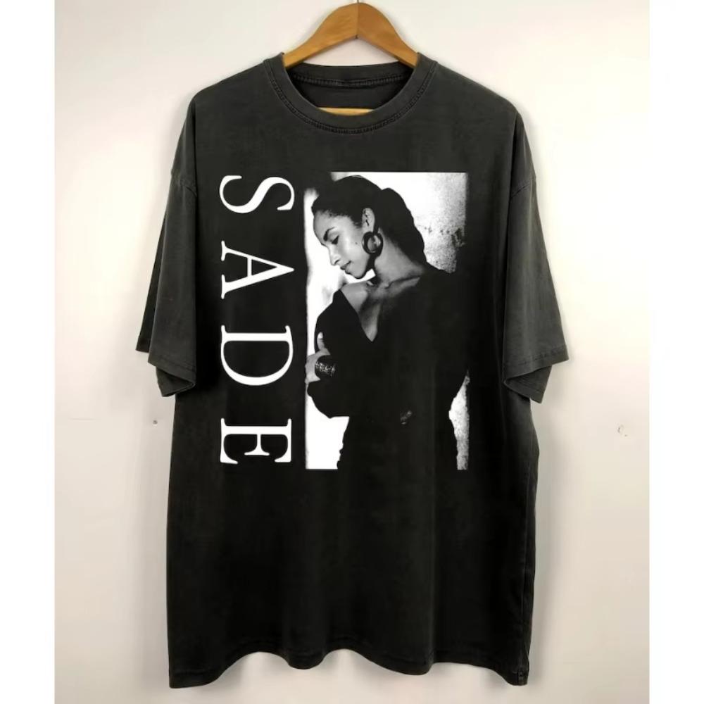 Summer Fashion Retro Sade Vintage 90s TShirt Pop Music Fan TShirt Gifts For Unisex Unisex American Harajuku Y2k Streetwear Tops