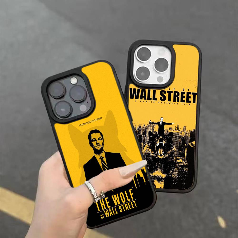 TV The W-Wolf Of W-Wall S-Street For IPhone 17 16 Pro Max Air 15 14 13 12 Mini Plus 11 Hard PC+TPU Phone Back Cover