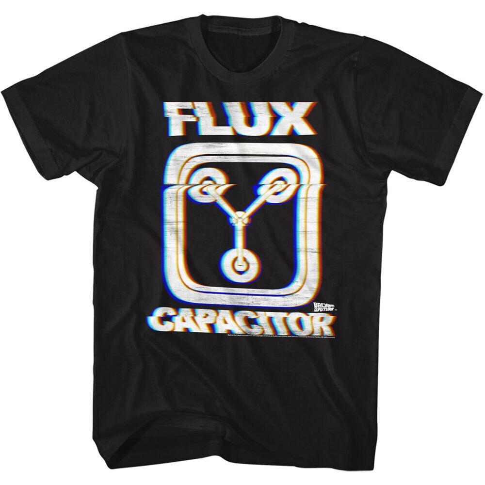 

Черная футболка унисекс Back To The Future Flux