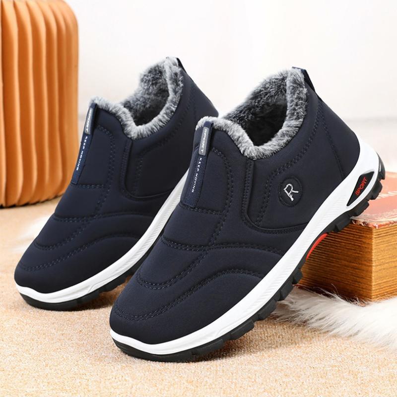 Men's Sneakers Warm Cotton  Snow Ankle Boots Casual Shoes Designer Shoes Waterproof Snow Boots Free Shiping Shoe