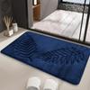 Toilet Pc 1 Cotton Memory Floor Mat Bathroom Absorbent Nonslip Mat Living Room Bedroom Kitchen Entry Carpet Bathroom Rug