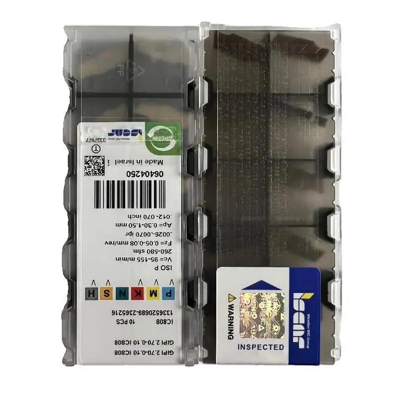 ISCAR / GIPI2.70-0.10 IC808 /Industrial Indexable Carbide Inserts 10 PCS