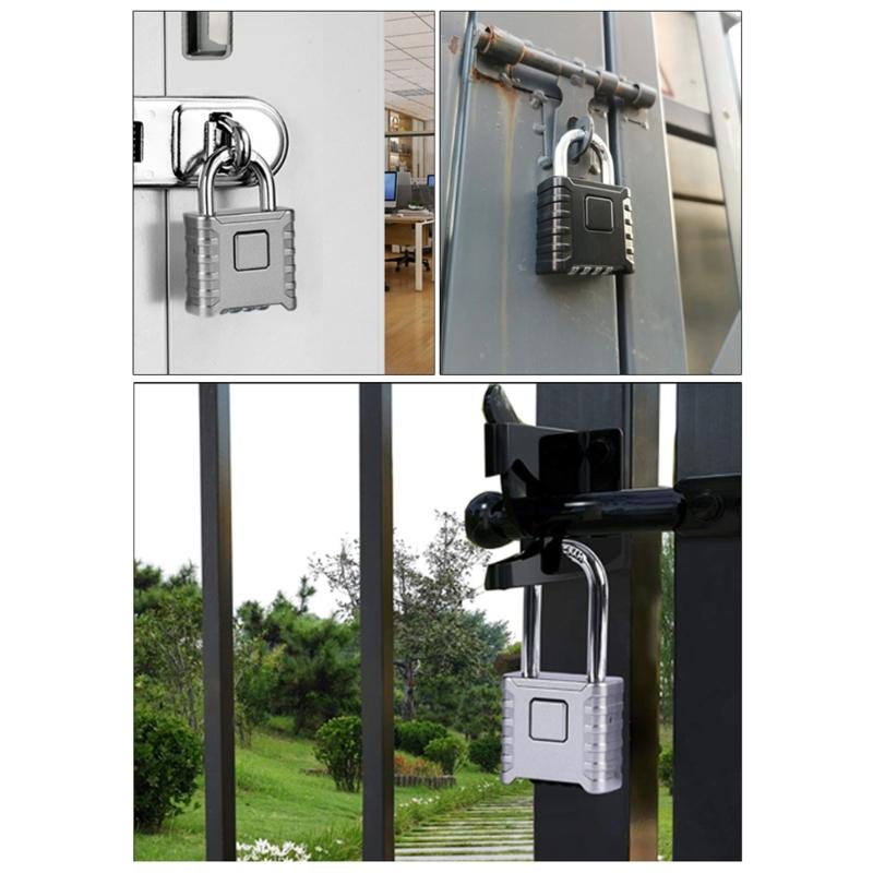 Heavy Duty Weatherproof Lock 4 Code Combination Lock Metal Lock for Outdoor Use