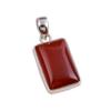 Natural Red Onyx Gemstone Handmade 925 Solid Silver Jewelry Pendant 1.25'' O1u08