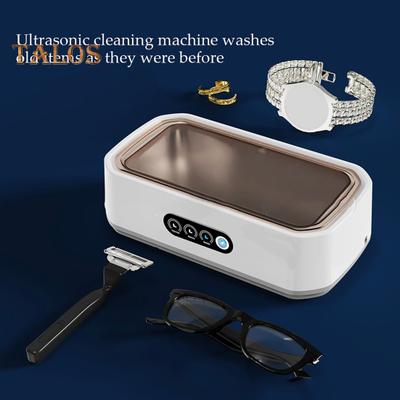 Ultrasonic Jewelry Ring Cleaner 650ml Large Capacity Ultrasonic Cleaning Machine 3 Time Modes Professional Ultrasonic Cleaner