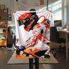 Marquez Printed Flannel Blanket, soft throw for bedroom sofa, washable, Christmas present, great gift.