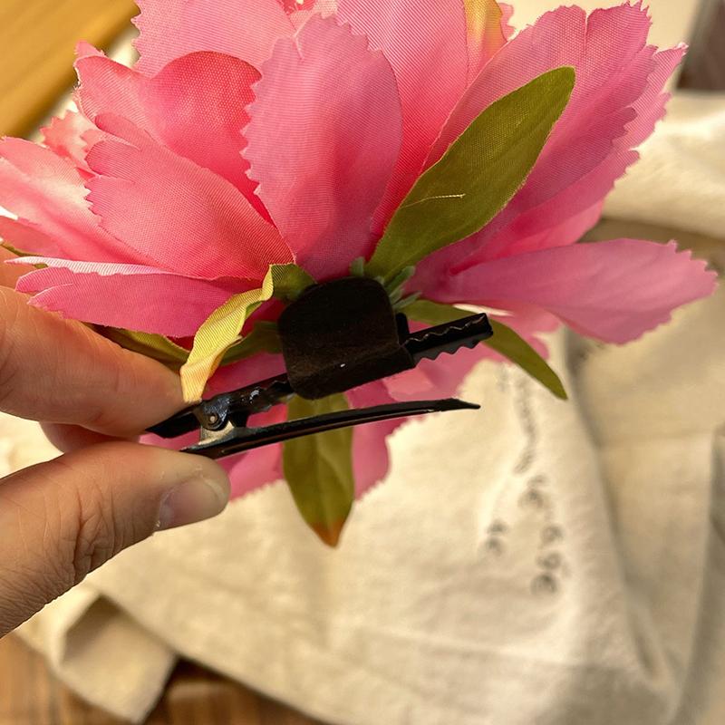 Hawaiian Flower Hair Clip For Women Girls Romantic Bohemian Flower Side Clip Sweet Hair Clips  Hair Accessories Gifts