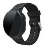 Monochrome Silicone Watch Band for Garmin Forerunner 235/620/735XT - Round Hole, Replacement Wristband S5/S6.