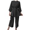 Yiduo Duo European & American Solid Color Fashion Two-Piece Set 21028