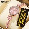 MOKAGO Exquisite Waterproof Women's Butterfly Diamond Quartz Watch