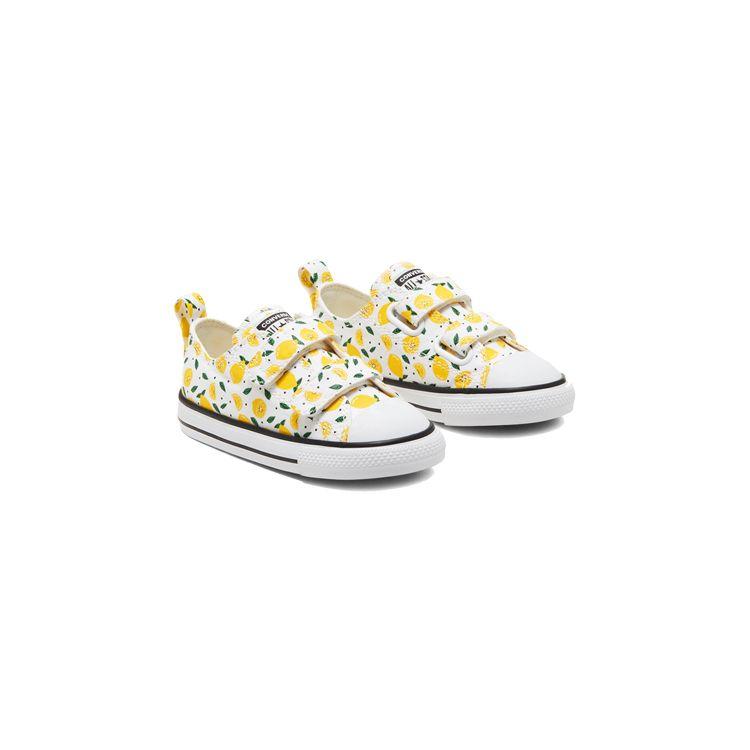 Converse Chuck Taylor All Star Summer Fruits Easy-On Casual Comfortable Low-Top Sneakers Baby Sneakers Lemon-Yellow 768281C