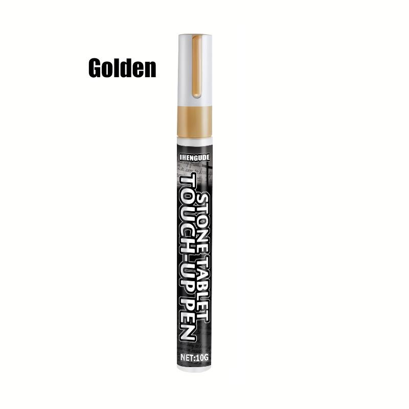 Gravestone Color Restoration Pen, for Gold Lettering on Tombstones, Available in Multiple Colors: Black/Gold/Silver/Red/White, Suitable for Gravestone