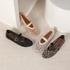 Pantofi Femei Plasa Pantofi Balerini Mary Jane Slip-On Casual Respirabili Pantofi Balerină Femei Vară Rotund Closed Toe Mary Jane Flats Pantofi de Rochie