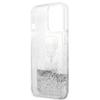 Karl Lagerfeld KLHCP13LKICGLS iPhone 13Pro / 13 6.1" silver/silver hardcase Liquid Glitter Karl&Choupette Head