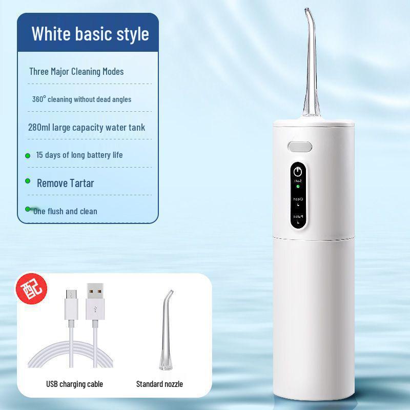 Rechargeable Portable Smart Water Flosser for Adult Oral Cleaning and Tartar Removal